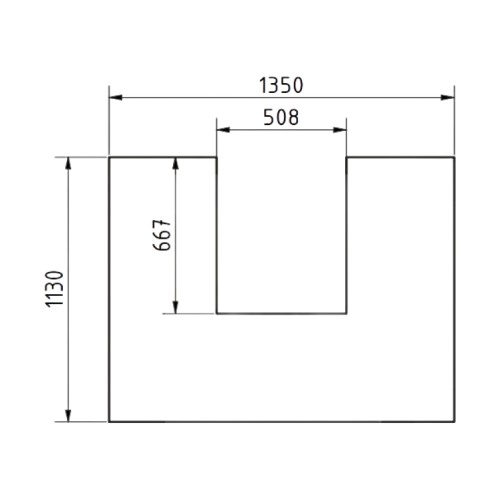 Kaminzubehör Cera Design - Glasvorlegeplatte aus Einscheibensicherheitsglas 6 mm