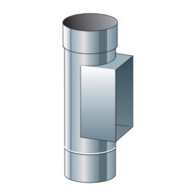 Edelstahlschornstein - Prüf-/Reinigungsöffnung 140x200 - einwandig - Raab EW-FU