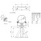 Edelstahlschornstein - Wandabstandshalter verstellbar (Kopf- / Wandteil) ab 250 mm - doppelwandig - Jeremias DW-BLACK