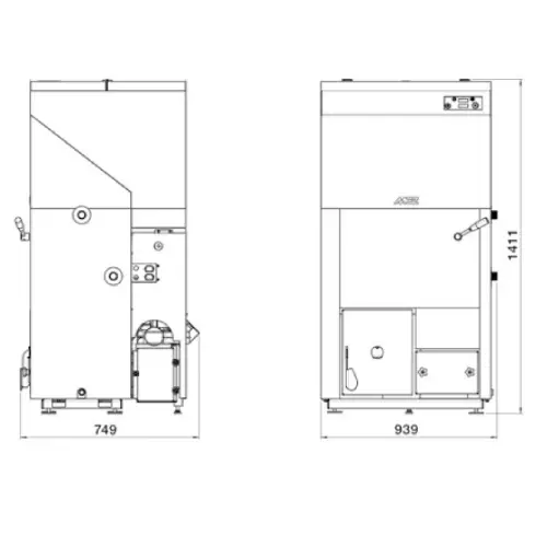 Pelletkessel MCZ Techna Smartclean 32 | 29,8 kW