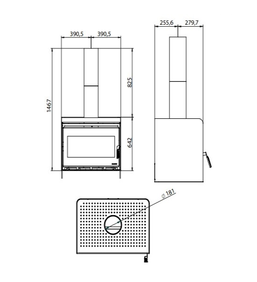 Kaminofen Palazzetti Asia 80 | 12,4 kW