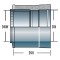 Edelstahlschornstein - Anschluss mit Doppelwandfutter - doppelwandig - Raab DW-Alkon