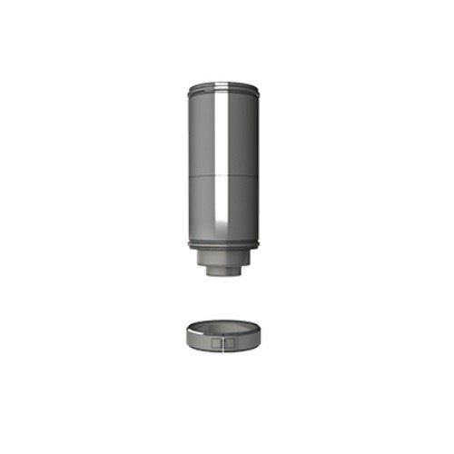 LAS-Schornstein - Rohr 500 mm Ø200/150/100, isoliert - DRU LAS ES-E 200/150/100