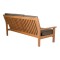 Gartenmöbel Lesli Living Loungebank Teak 180 cm inkl. Kissen