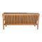 Gartenmöbel Lesli Living Loungebank Teak 180 cm inkl. Kissen