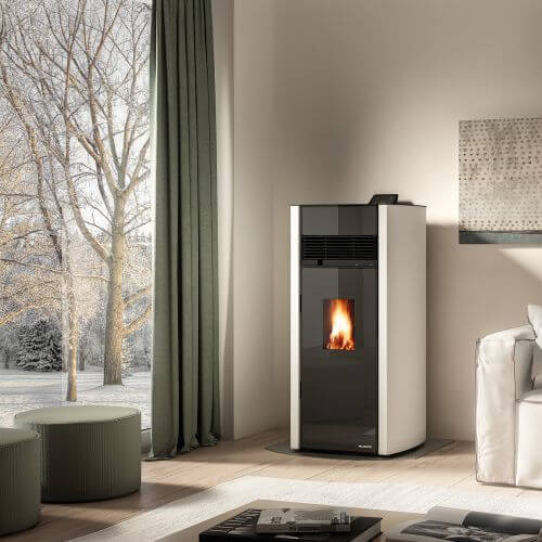 Pelletofen Palazzetti Ecofire Bianca Lux 9 kW