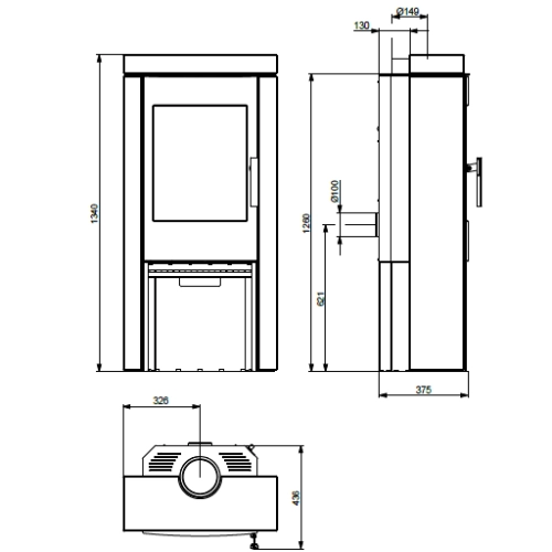 Kaminofen Haas und Sohn HASVIK HSC 6 kW