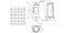 Kupferschornstein - Reinigungselement mit integrierter Grundplatte und Kondensatablauf unten (Außenbereich) - Jeremias DW-FU