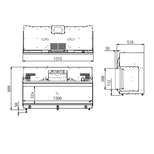 Elektrokamin DRU Virtuo 130 Evolve