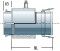V-Rohrelement mit Messöffnung (für Verbindungsleitung druckdicht) - doppelwandig - Raab DW-Alkon