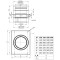 Edelstahlschornstein - Grundplatte für Zwischenstütze - doppelwandig - Jeremias DW-WHITE