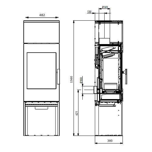 Kaminofen Haas und Sohn SALZBURG.l easy HSC 7 kW