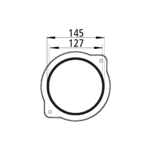 Kaminzubehör Leda - Heizgasstutzen Ø 145 mm