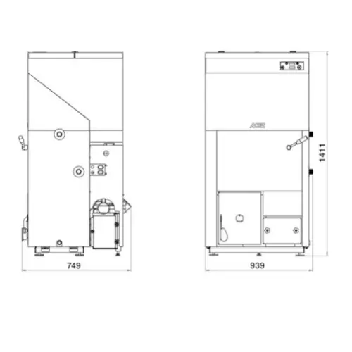 Pelletkessel MCZ Techna Smartclean 27 | 25,2 kW