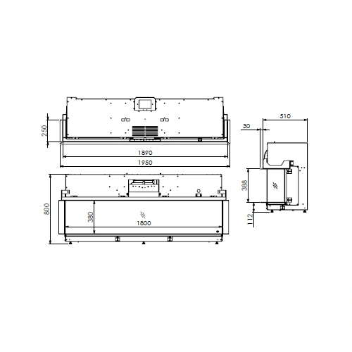 Elektrokamin DRU Virtuo 180/3 Evolve