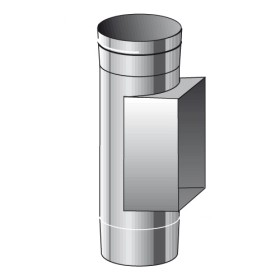 Edelstahlschornstein - Prüf-/Reinigungsöffnung 150x300 - einwandig - Raab EW-FU