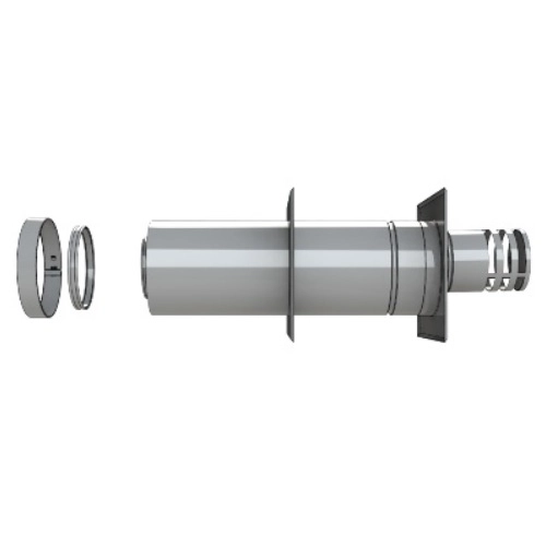 LAS-Schornstein - Außenwanddurchführung, unlackiert Ø200/130 mm - DRU LAS ES-I 200/130