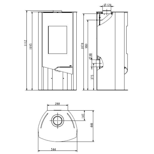 Kaminofen Wamsler N-Line 5 kW