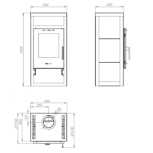 Kaminofen Justus Texas V 6 kW