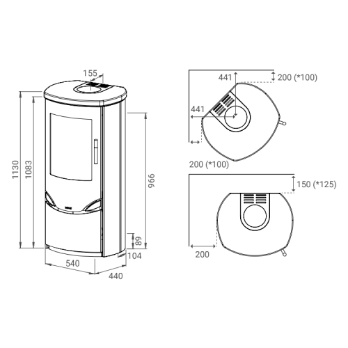 Kaminofen Lotus Prio 5 | 6 kW