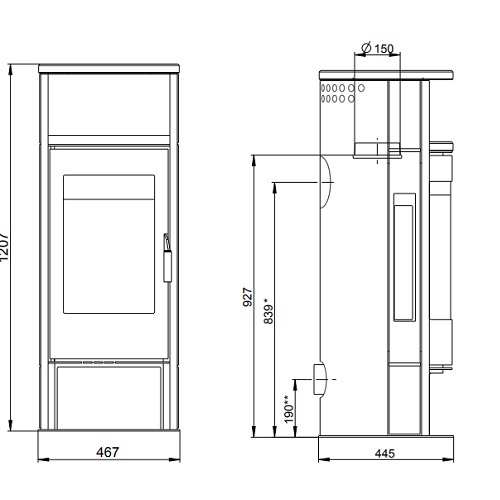 Kaminofen Wodtke Lucky 5 kW