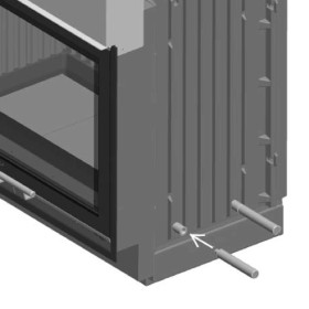 Kaminzubehör Leda - Trage-/ Transportgriffe für VIDA 55/ 78 F/ DS und Sera F/DS/ES