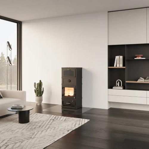 Kaminofen Lotus 2060 | 8 kW mit Warmhaltefach