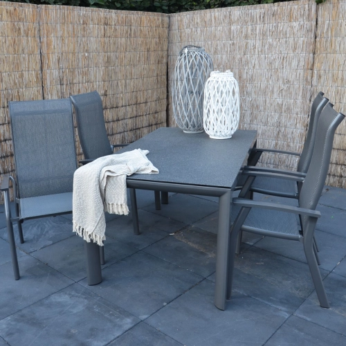 Gartenmöbel Lesli Living Tisch Mojito Negro 160x90 cm 