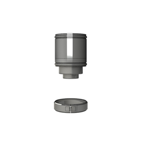 LAS-Schornstein - Rohr 250 mm Ø200/150/100, isoliert - DRU LAS ES-E 200/150/100